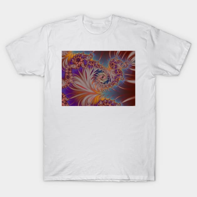 Dragons Fly Over the Rainbow, Too! T-Shirt by barrowda